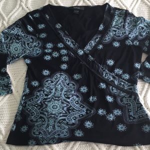 Syle & Co 3/4 sleeve top.